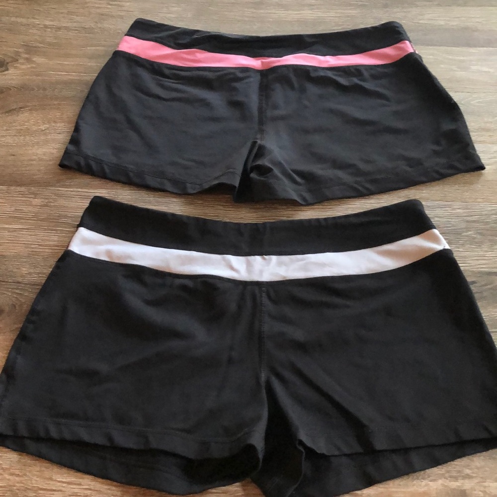 2 pairs Lady Foot Locker athletic shorts